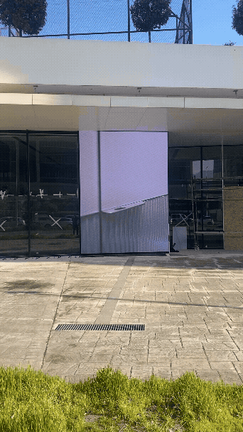 Dış mekan LED ekran proje görseli