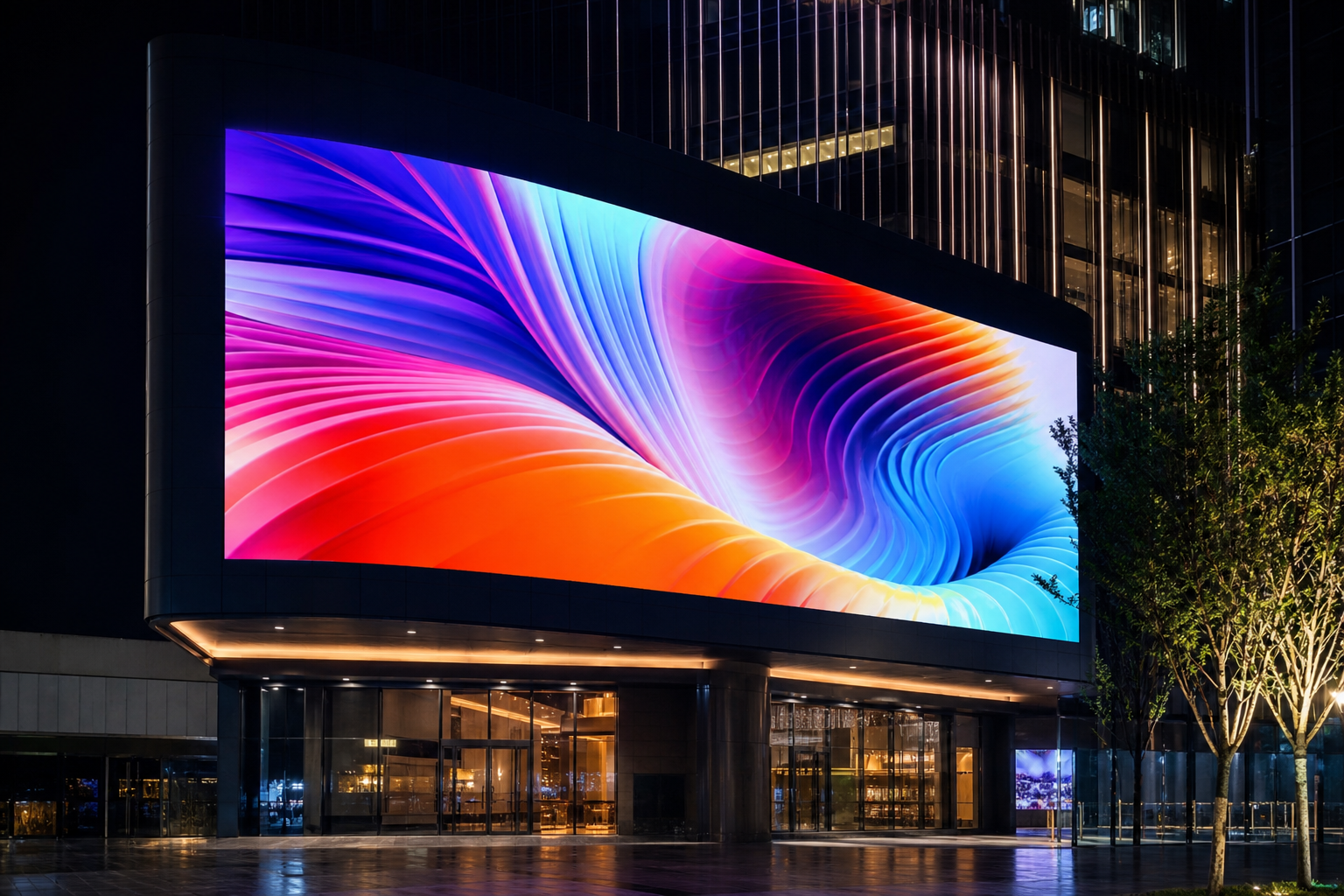 LED ekran referans galerisi dış cephe