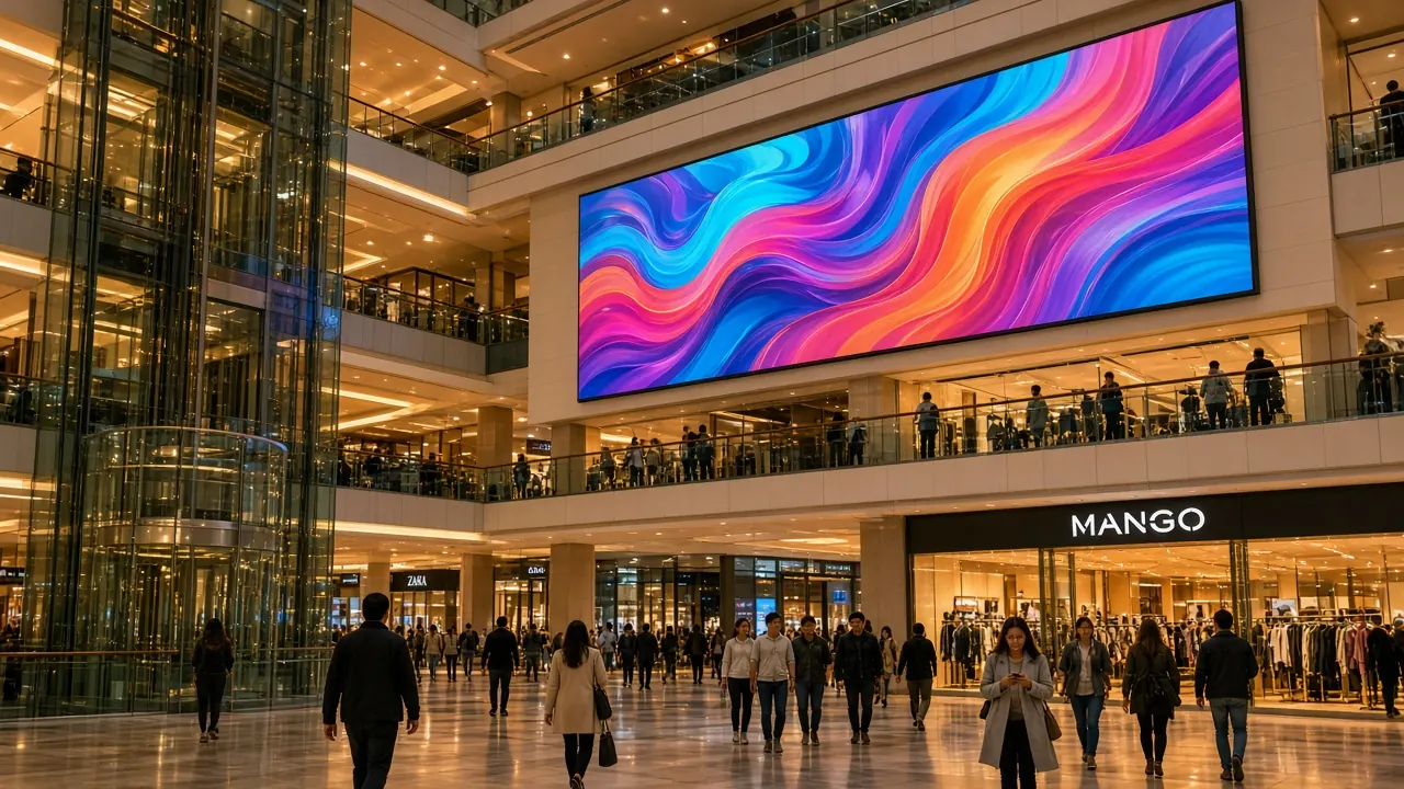 AVM LED ekran atrium