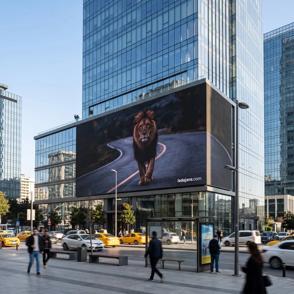 Dış Mekan LED Ekran - Outdoor LED cephe ekranı
