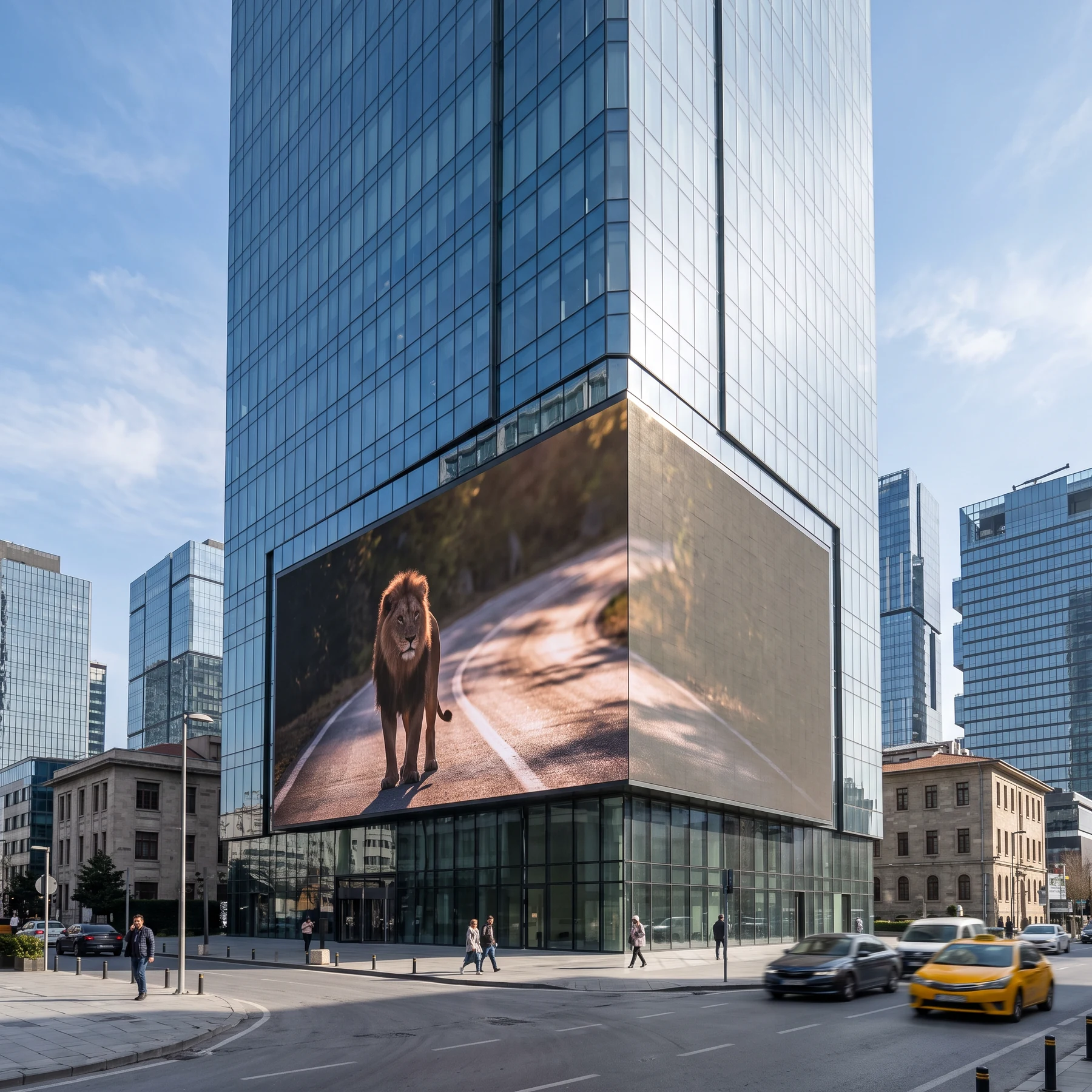 Dış Mekan LED Ekran - Outdoor LED cephe ekranı