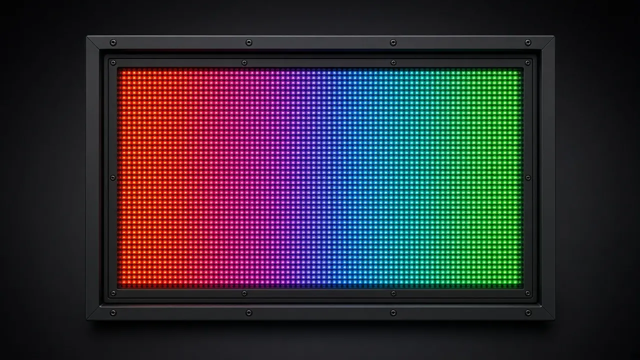 Dış mekan RGB LED panel